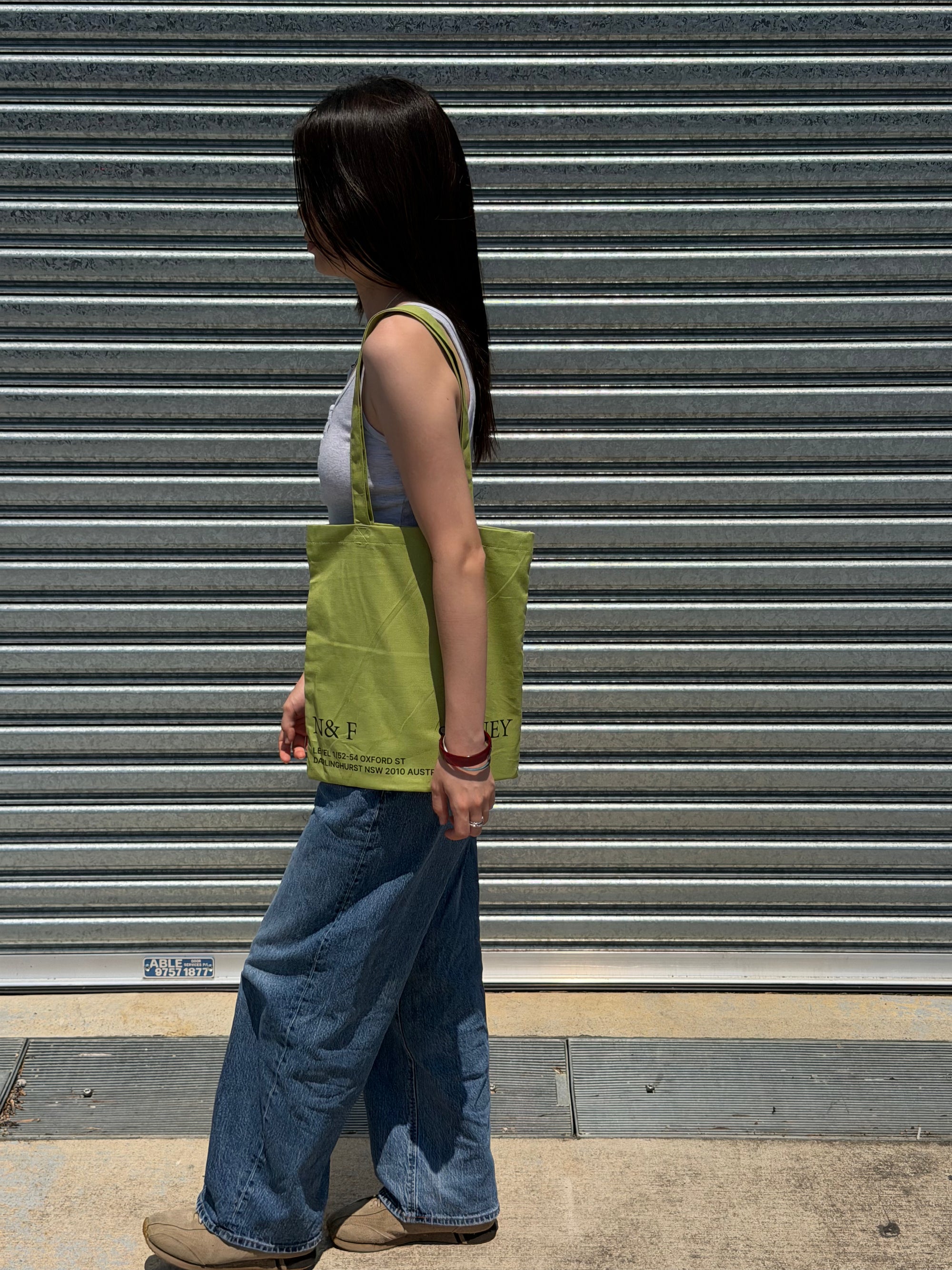 Near&Far Original Logo Bag Matcha