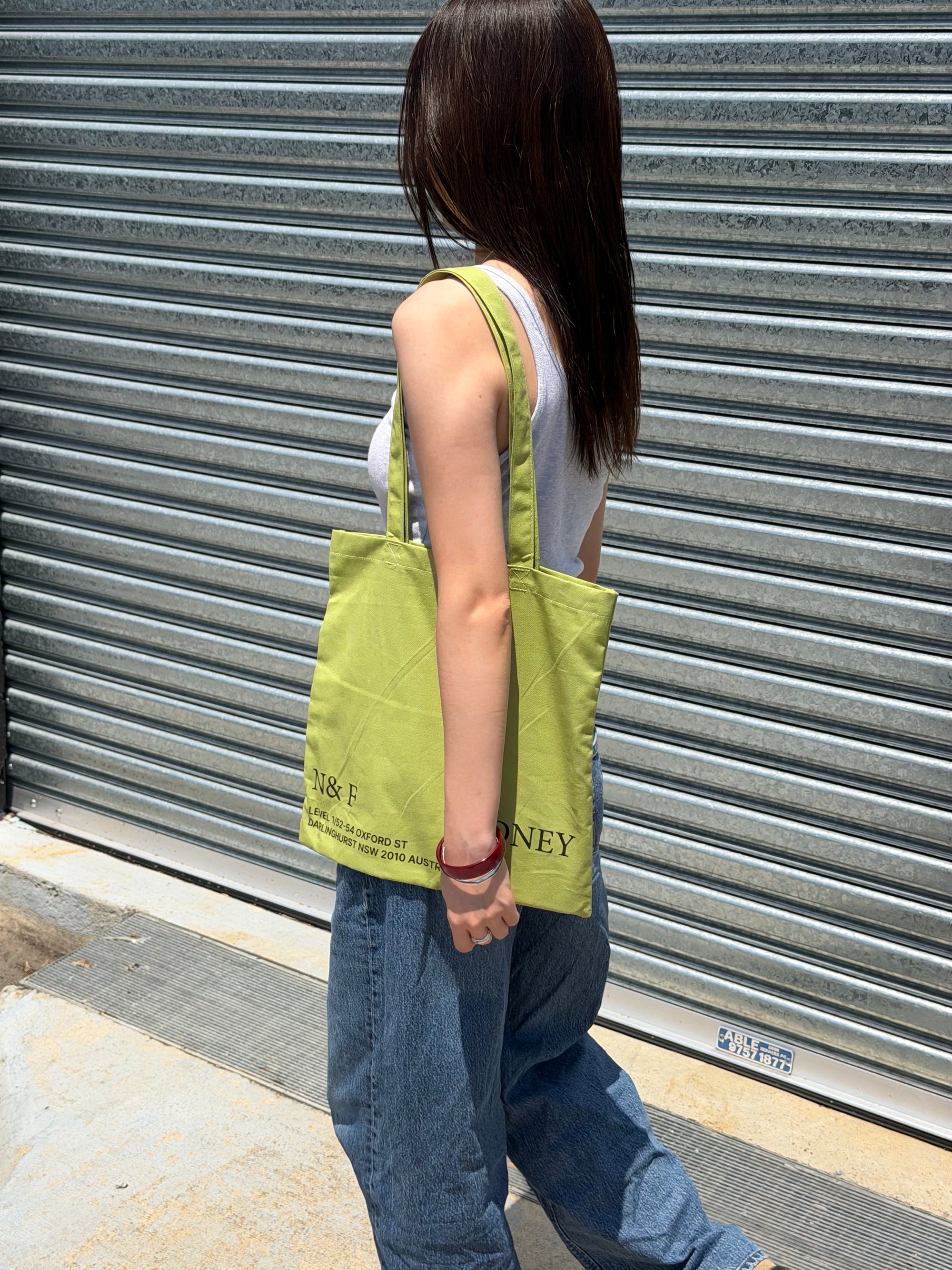 Near&Far Original Logo Bag Matcha