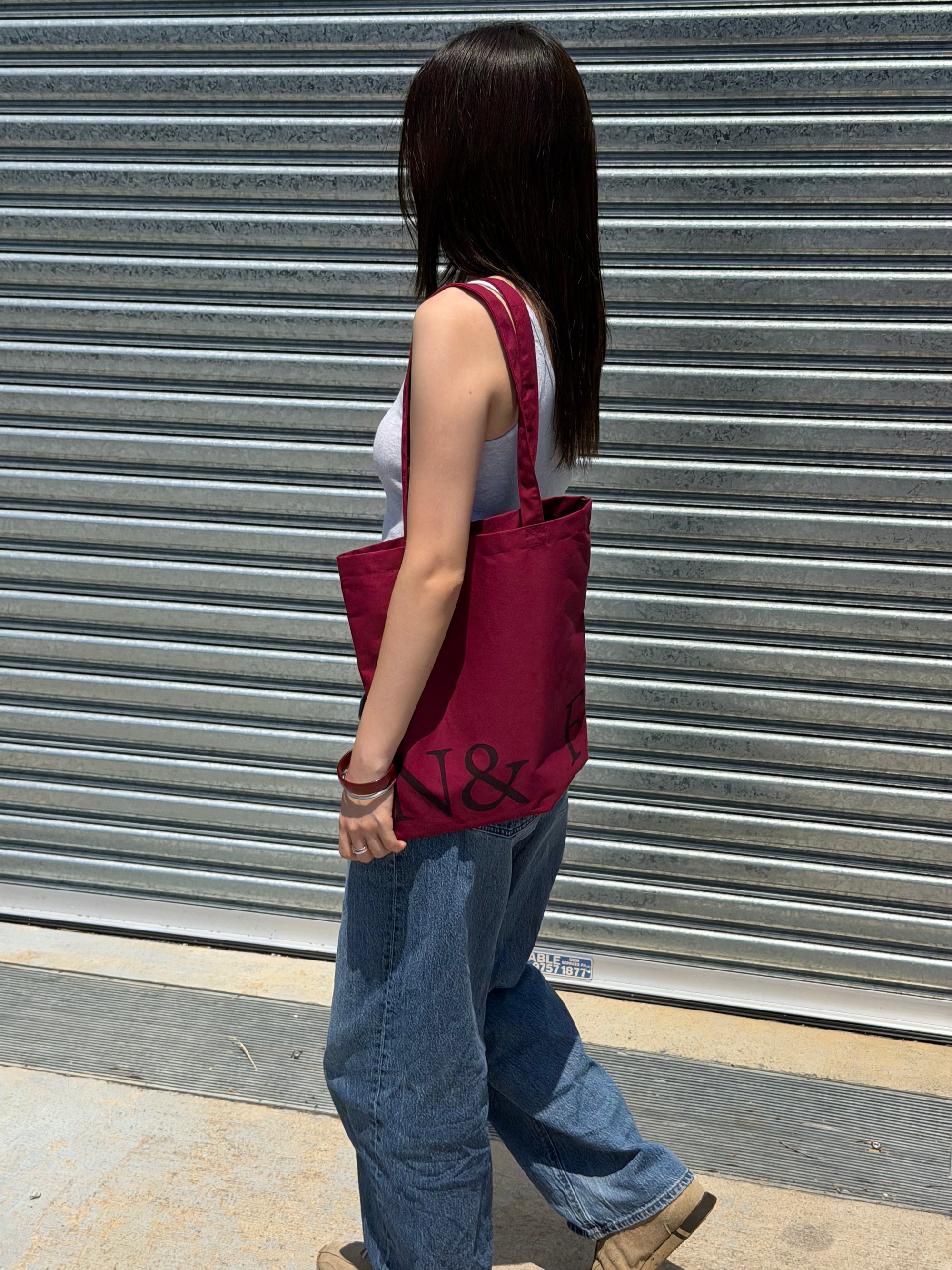 Near&Far Original Logo Bag Grapes