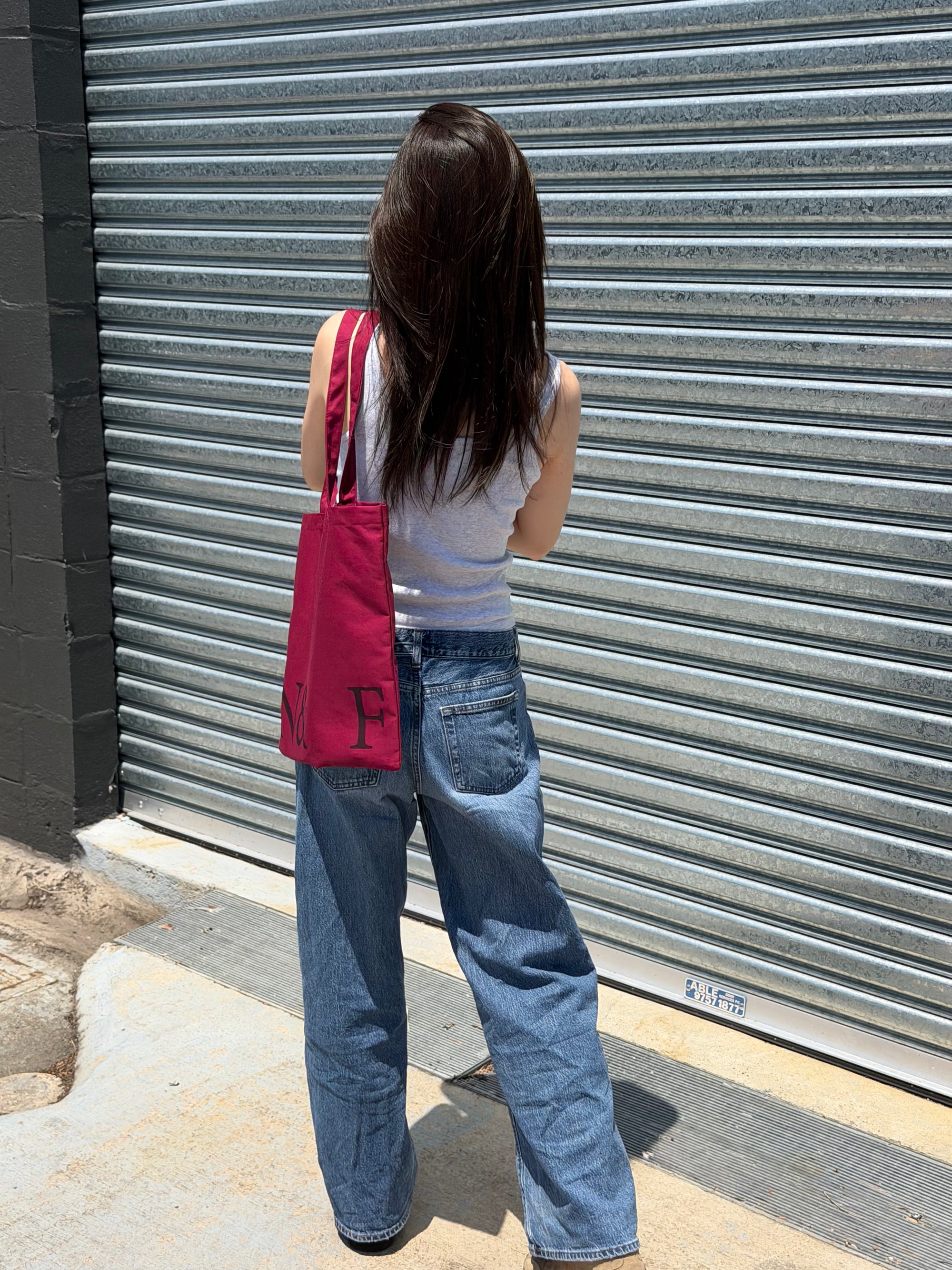 Near&Far Original Logo Bag Grapes