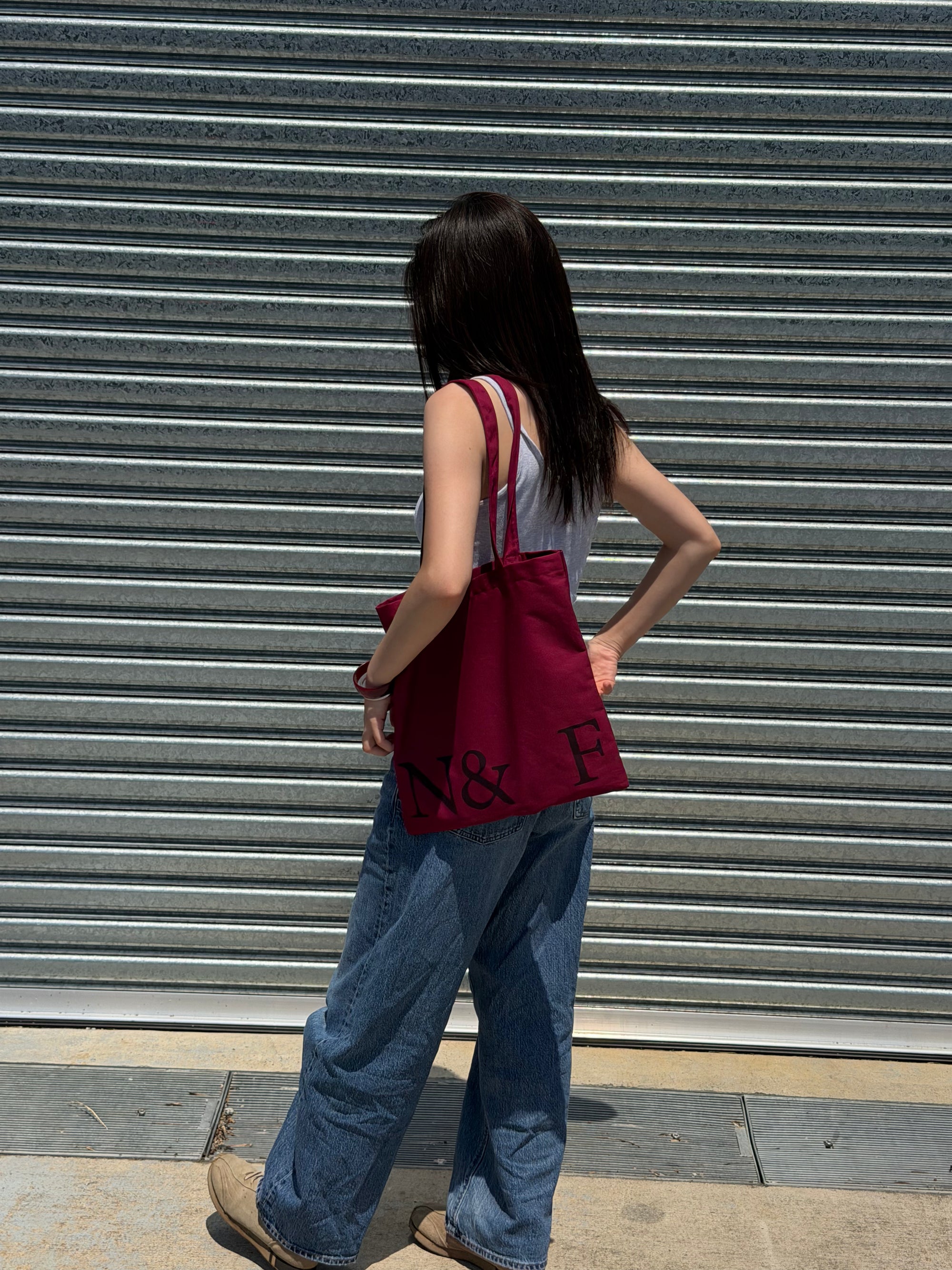 Near&Far Original Logo Bag Grapes