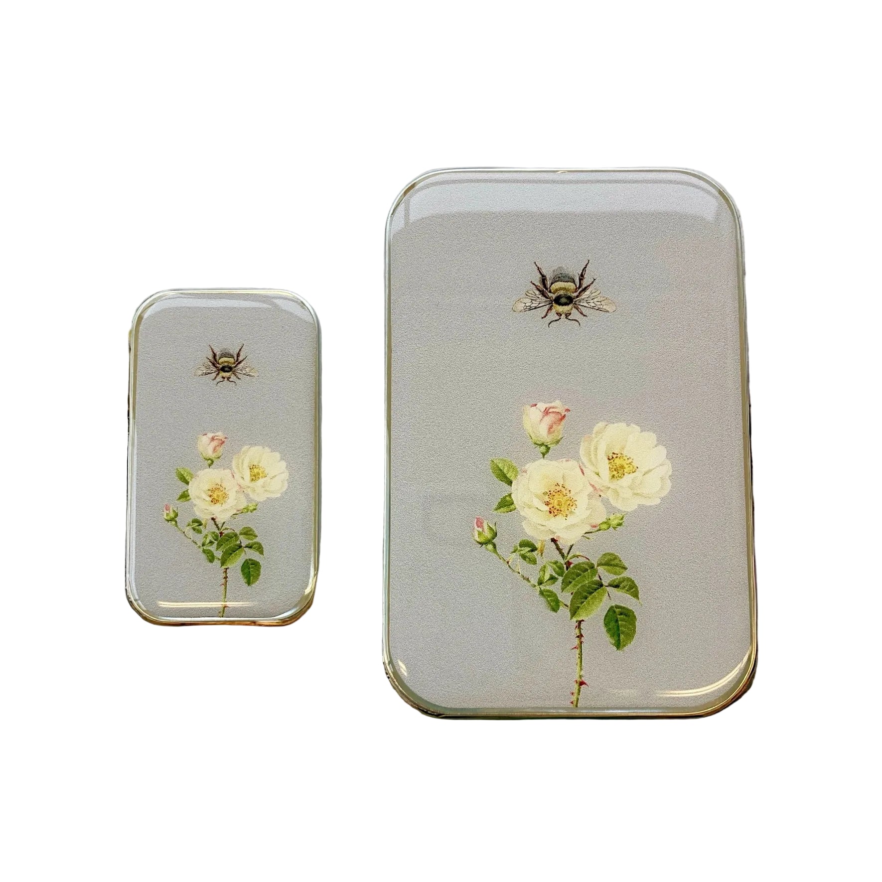 Bee and Rose Stitch Marker Tin