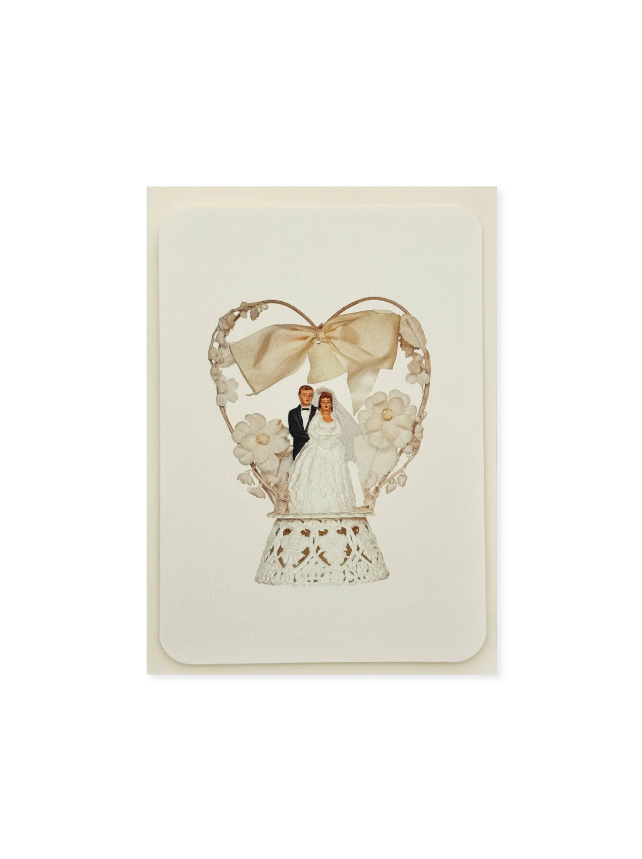 Wedding Cake Topper Greeting Card