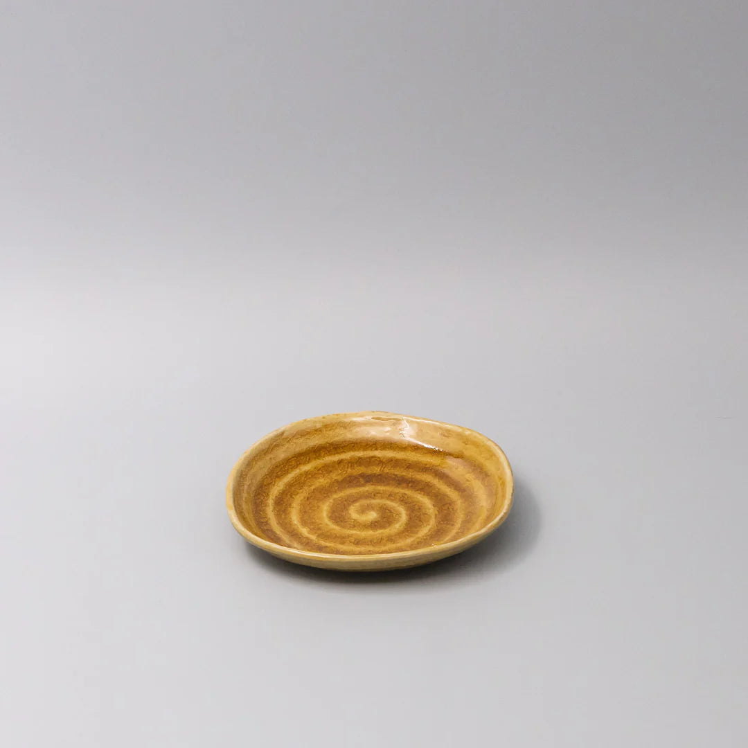 Amane Amber Glaze Plate