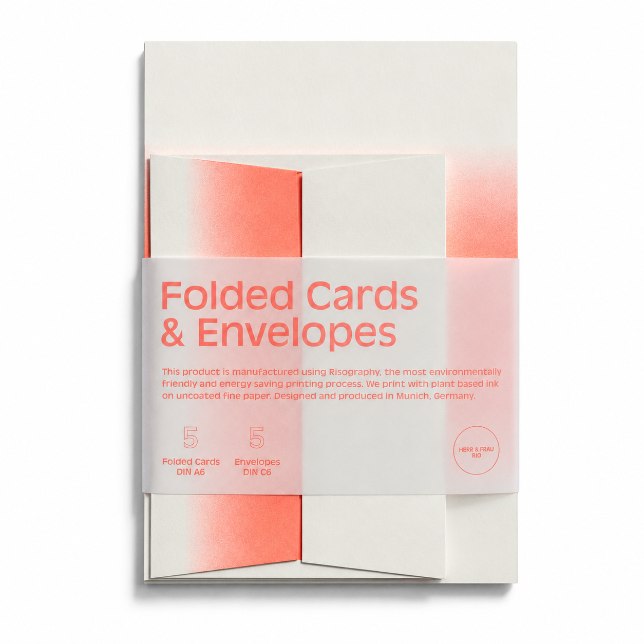 Gradient Card & Envelope Letter Set