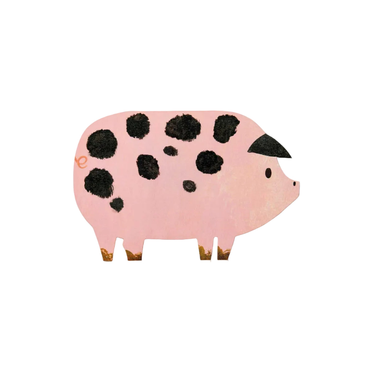Spotty Pig Birthday Card