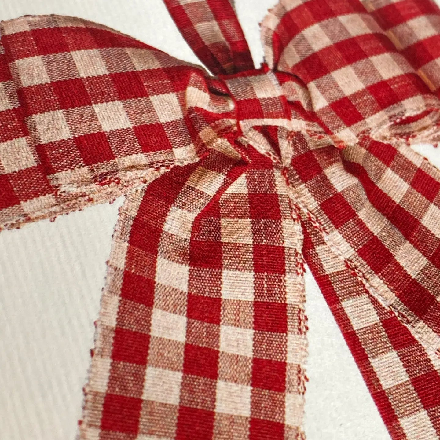 Gingham Bow Greeting
