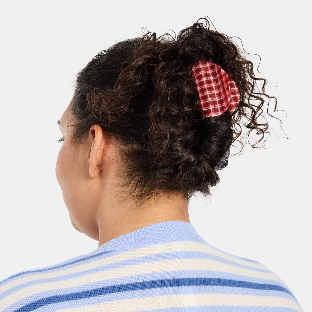 Chunks Juno Claw in Red Plaid