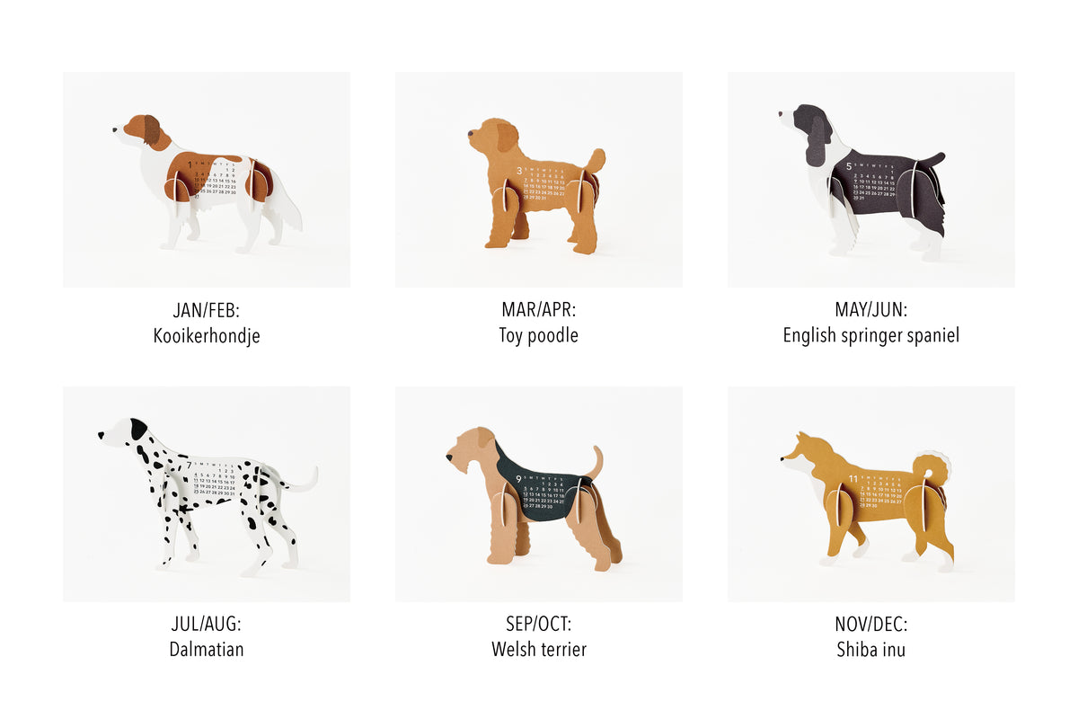 2027 Good Morning Calendar - Dogs