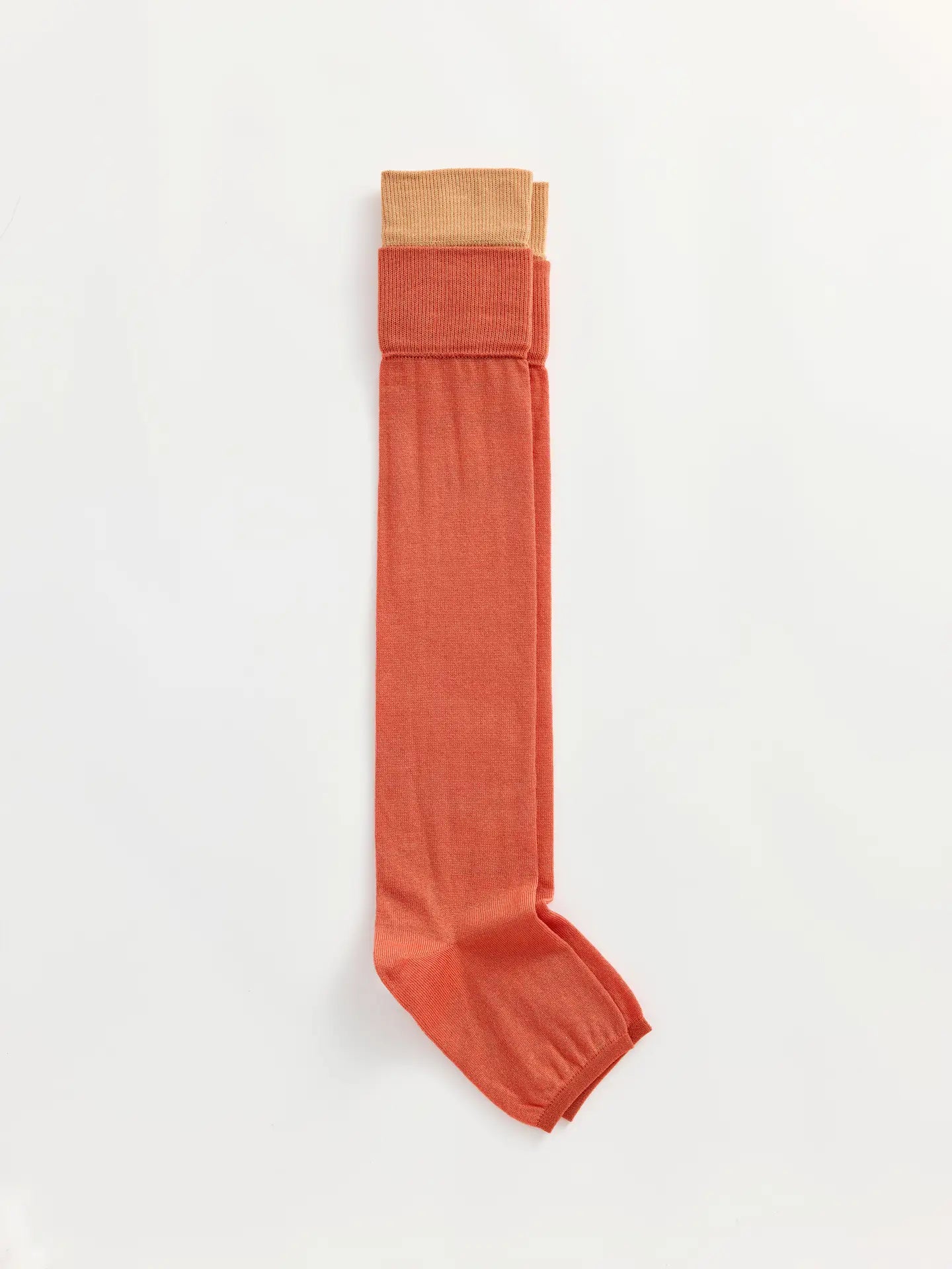 Soft Park Layered Color Block Knee-High Socks