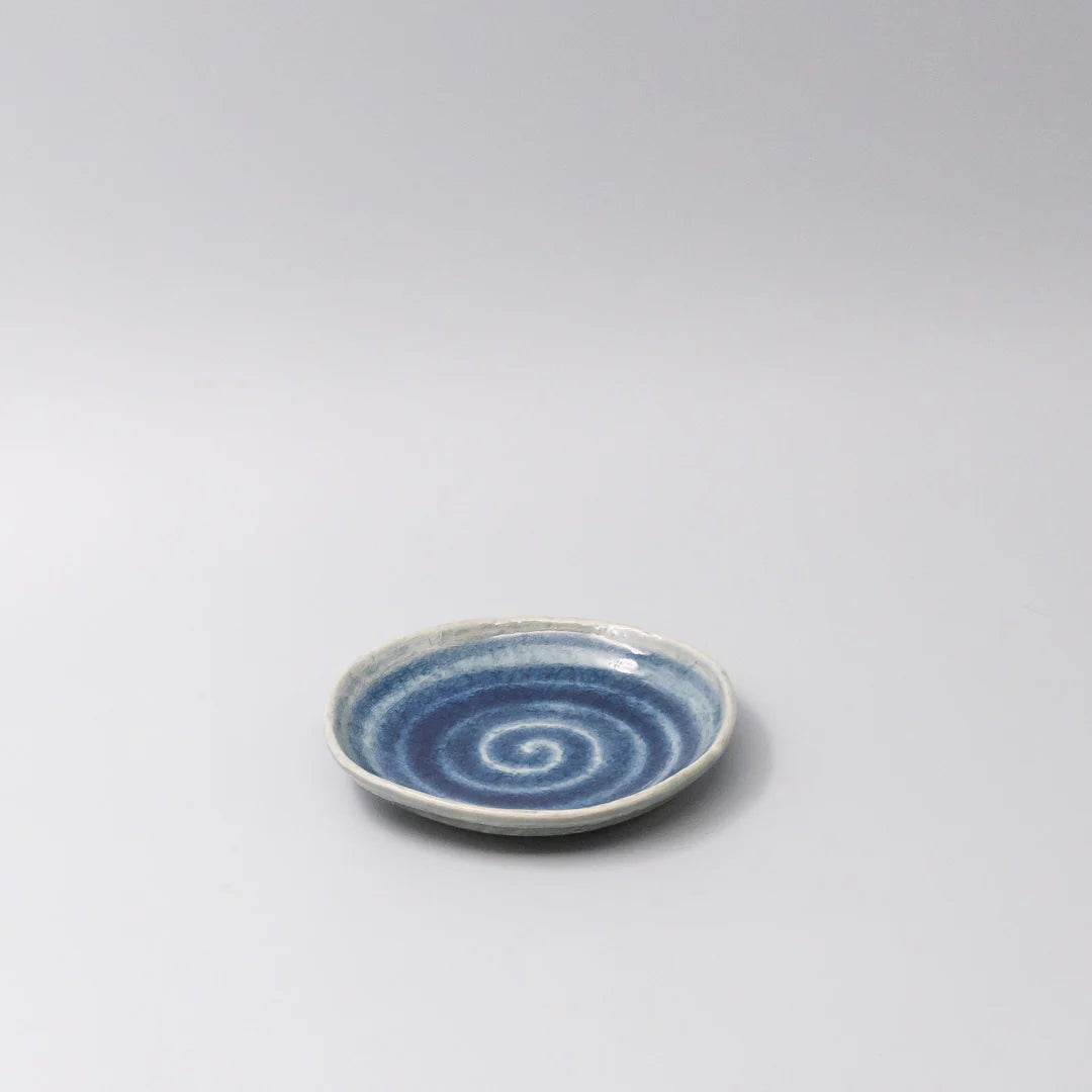 Amane Sapphire Glaze Plate